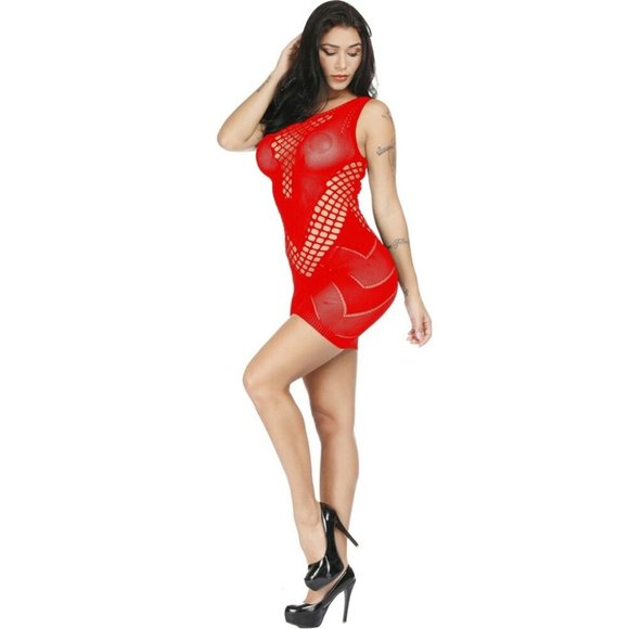 Sexy Lingerie See-through Babydoll Fishnet Dress S - Picture 6 of 8
